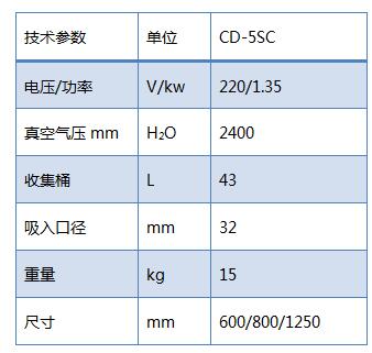 CD-5SC单相工业吸尘器