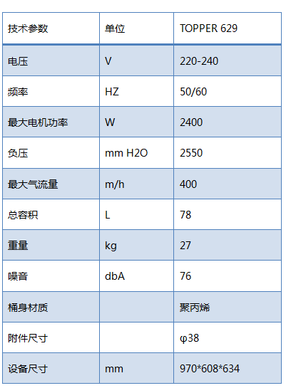 吸尘吸水机TOPPER629